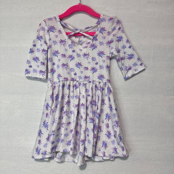 Dotdotsmile Dress Size 2T White Purple New with Tags - Picture 6 of 7